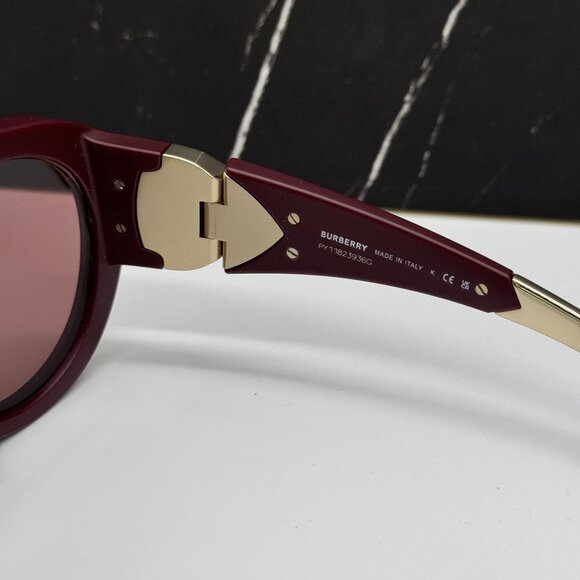 NEW BURBERRY BE4433U 414075 SUNGLASSES BURGUNDY UNISEX BE4433U 4140/75 BURBERRY main image 6